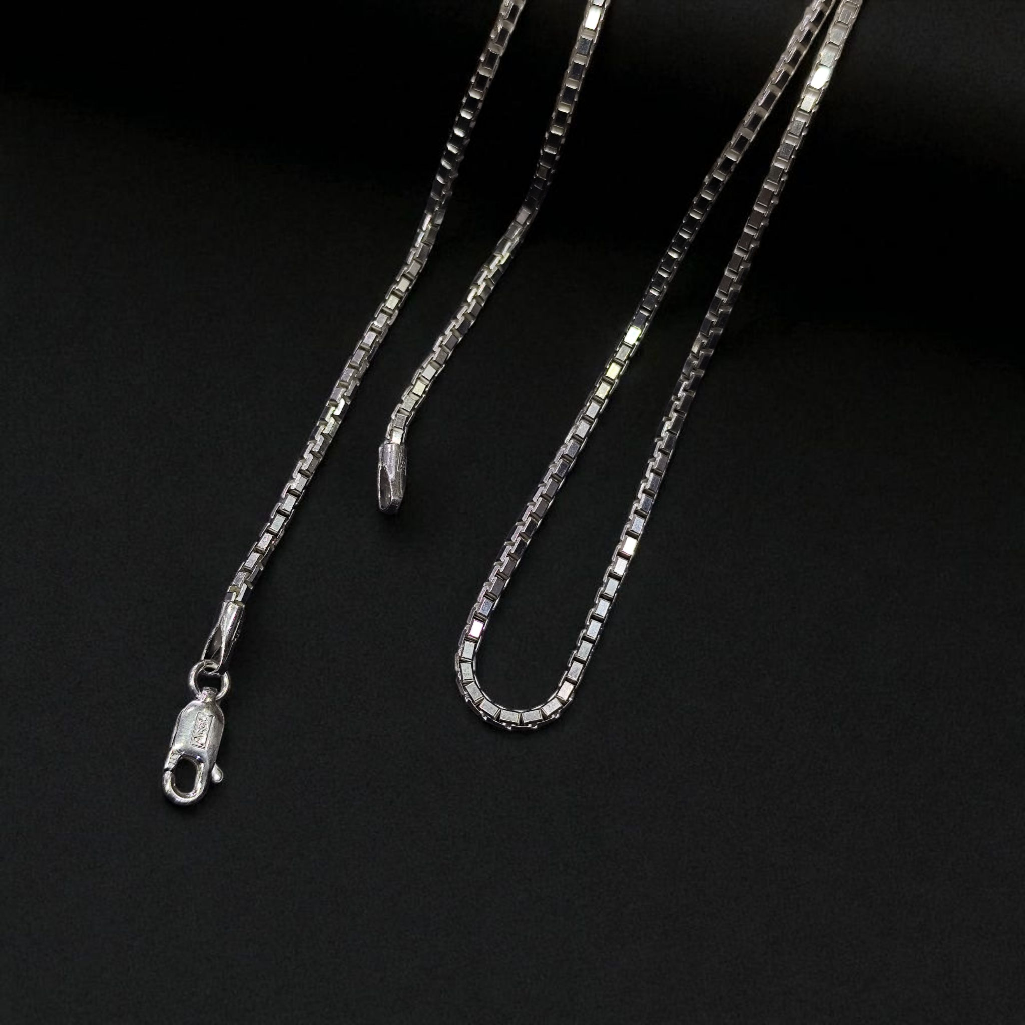 925 Silver Box Chain | Elegant & Durable Sterling Silver Chain