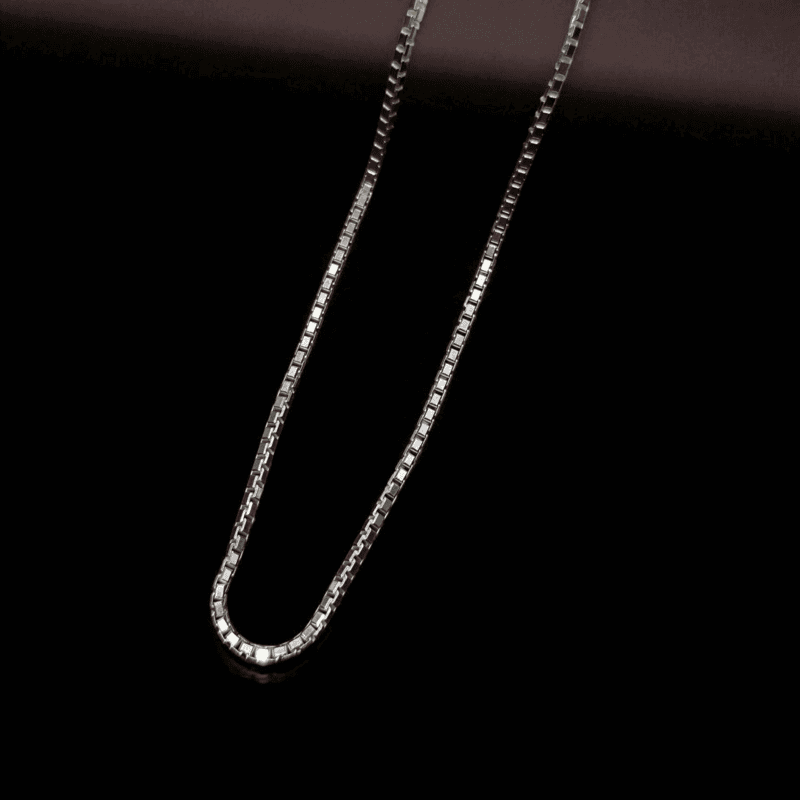 925 Silver Box Chain | Elegant & Durable Sterling Silver Chain
