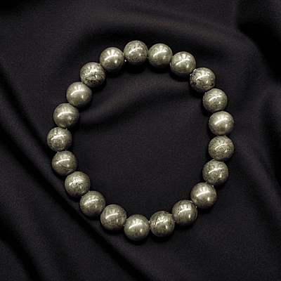 Pyrite Bracelet – Natural Stone for Luck, Wealth & Protection Pyrite Bracelet – Natural Stone for Luck, Wealth & Protection